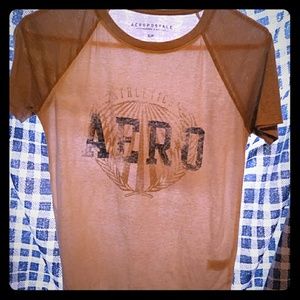 Kids small white aeropostale shirt